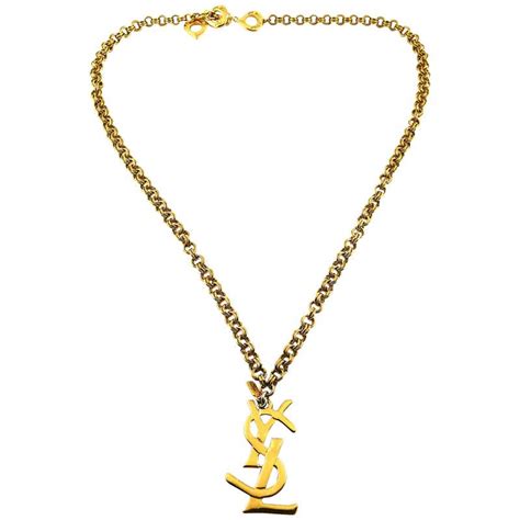 ysl charity necklcace|YSL st laurent necklace.